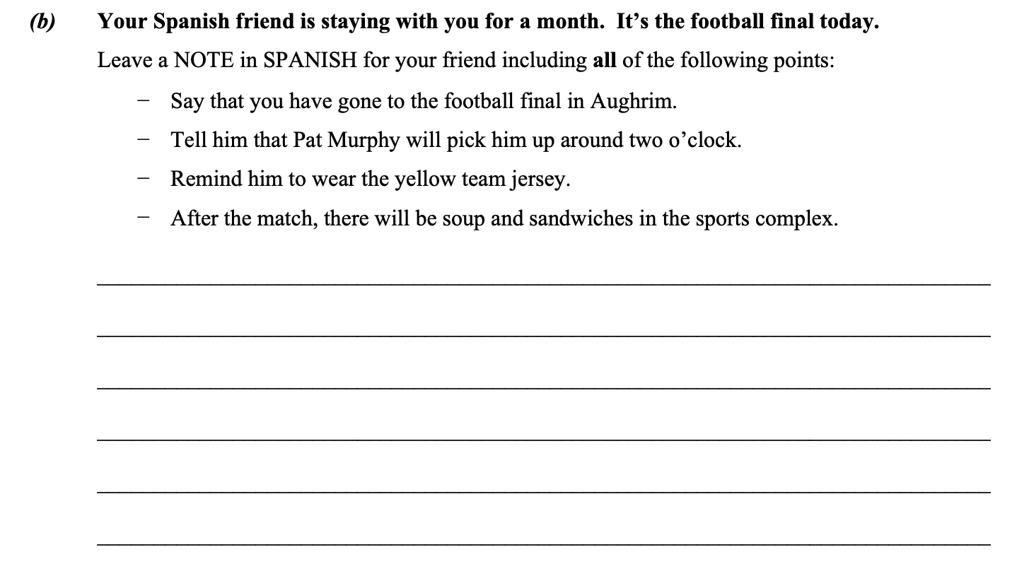 Your-Spanish-friend-is-staying-with-you-for-a-month-Leaving Cert Spanish-Question 2(b)-2015.png