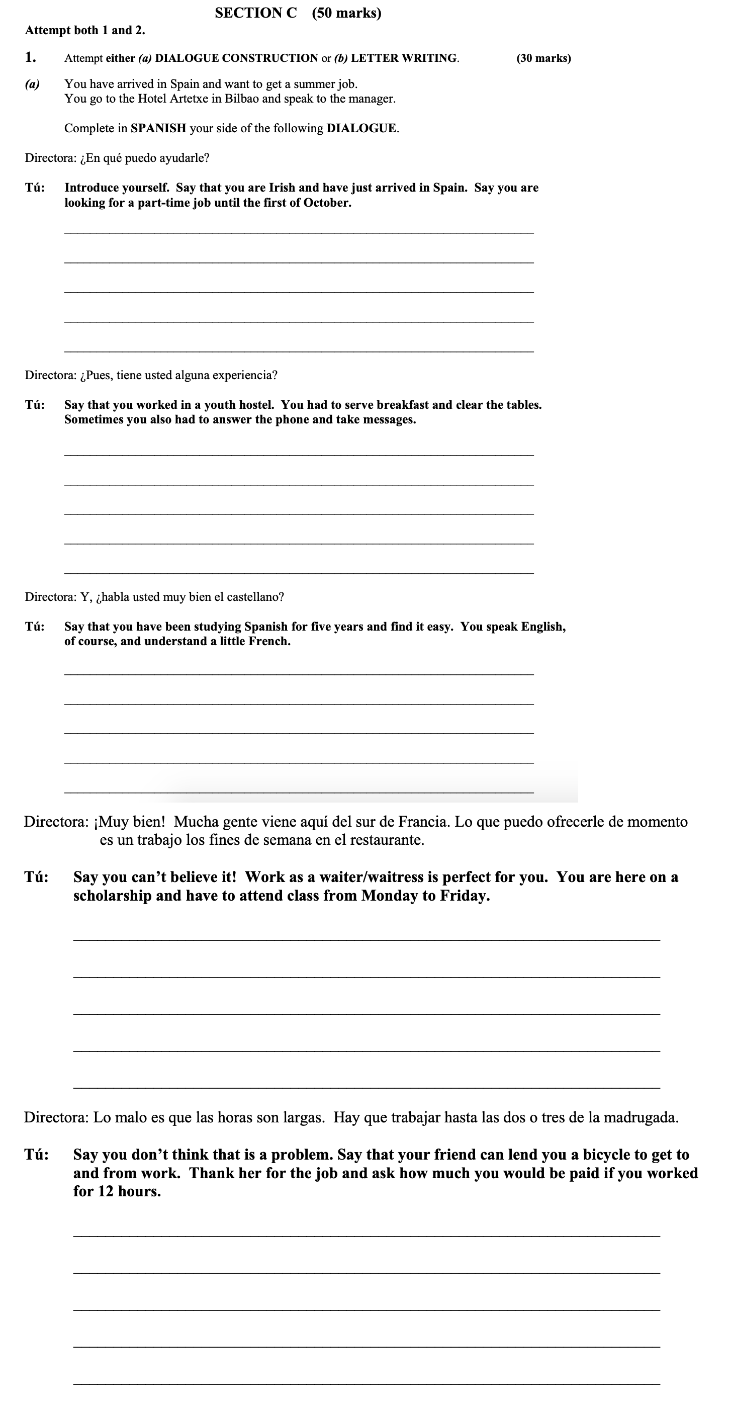 You-have-arrived-in-Spain-and-want-to-get-a-summer-job-Leaving Cert Spanish-Question 1 (a)-2014.png