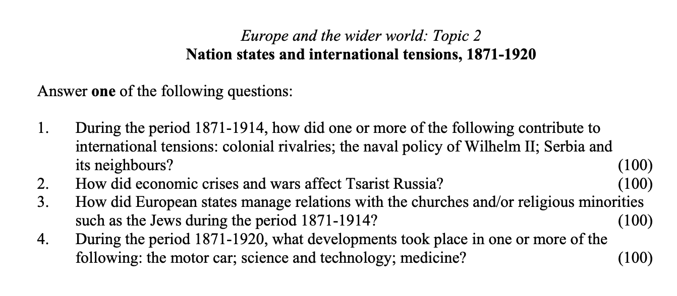 During-the-period-1871-1914,-how-did-one-or-more-of-the-following-contribute-to-international-tensions:-colonial-rivalries;-the-naval-policy-of-Wilhelm-II;-Serbia-and-its-neighbours?----Leaving Cert History-Question 1-2015.png