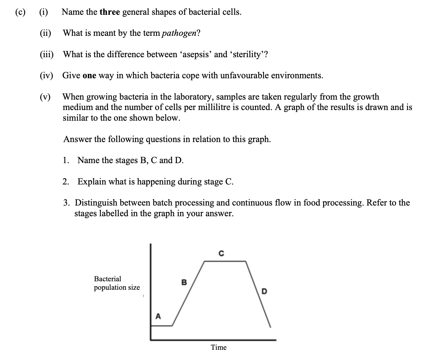 Name-the-three-general-shapes-of-bacterial-cells-Leaving Cert Biology-Question 15-2015.png