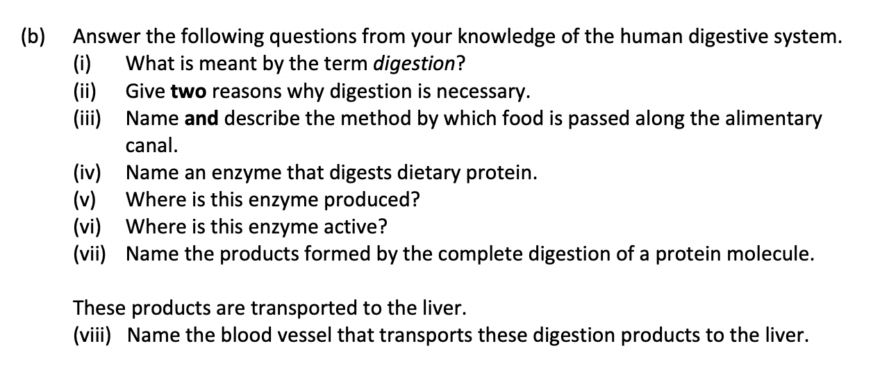 Answer-the-following-questions-from-your-knowledge-of-the-human-digestive-system-Leaving Cert Biology-Question (b)-2019.png