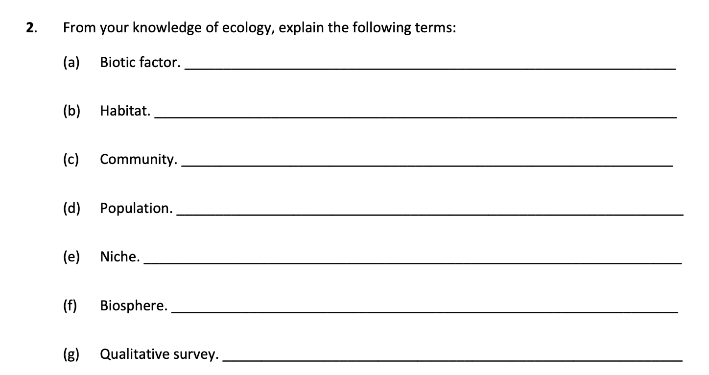 From-your-knowledge-of-ecology,-explain-the-following-terms:--(a)-Biotic-factor-Leaving Cert Biology-Question 2-2018.png