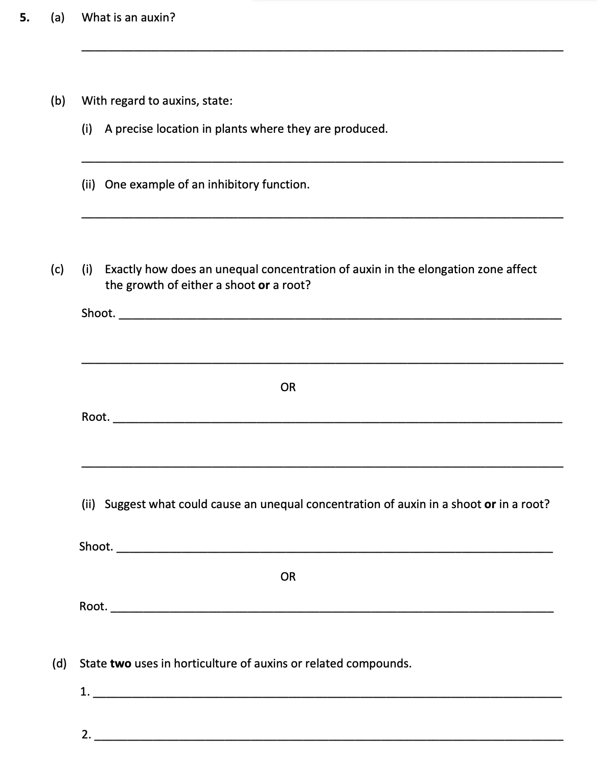 (a)-What-is-an-auxin?--An-auxin-is-a-plant-growth-regulator-that-can-function-as-either-a-promoter-or-an-inhibitor-of-growth-Leaving Cert Biology-Question 5-2018.png