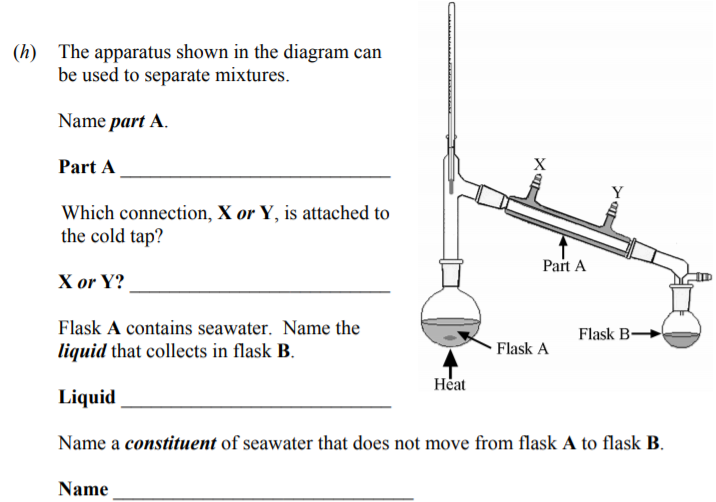 The-apparatus-shown-in-the-diagram-can-be-used-to-separate-mixtures-Junior Cycle Science-Question h-2007.png