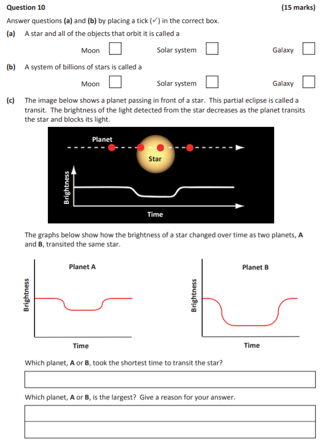 Answer-questions-(a)-and-(b)-by-placing-a-tick-(✓)-in-the-correct-box-Junior Cycle Science-Question 10-2019.png