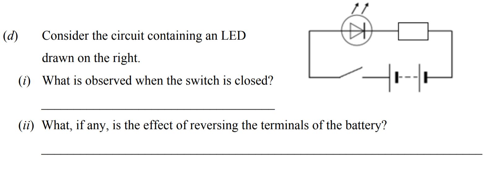 Consider-the-circuit-containing-an-LED-drawn-on-the-right-Junior Cycle Science-Question d-2016.png