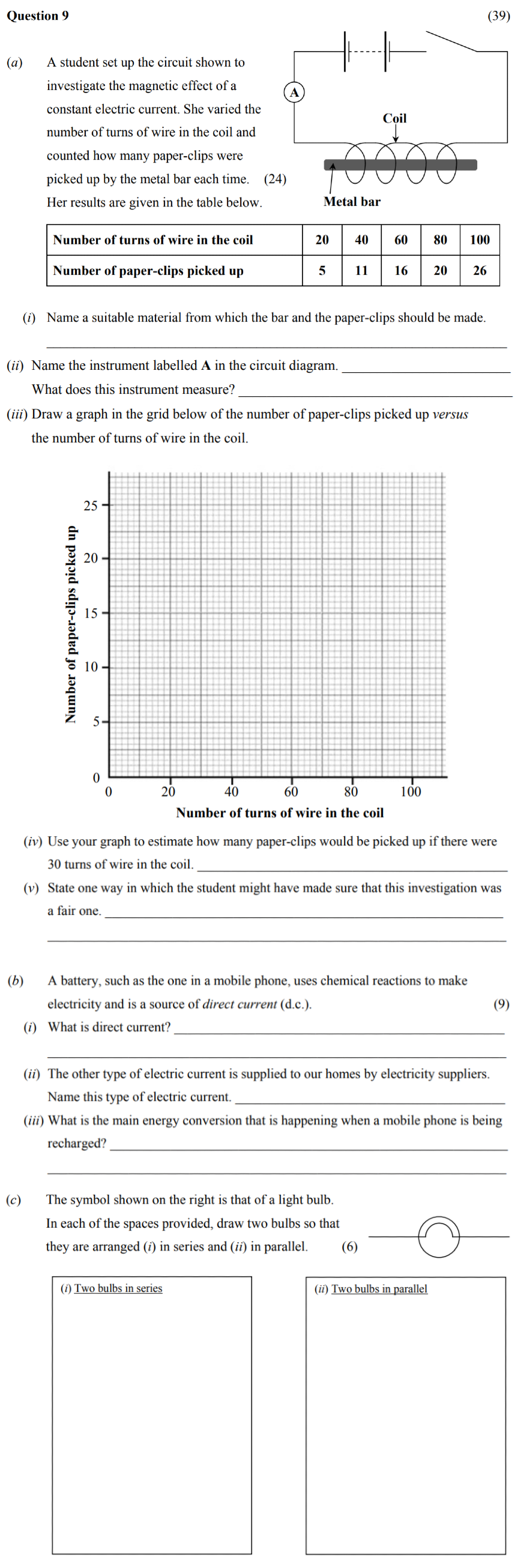 A-student-set-up-the-circuit-shown-to-investigate-the-magnetic-effect-of-a-constant-electric-current-Junior Cycle Science-Question 9-2015.png