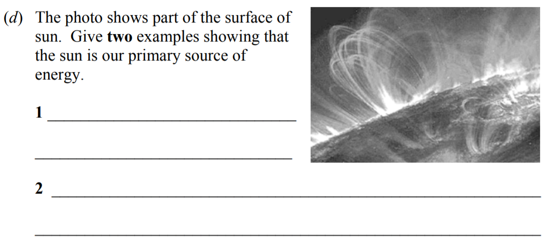 The-photo-shows-part-of-the-surface-of-sun-Junior Cycle Science-Question d-2011.png