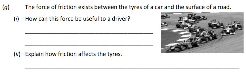 The-force-of-friction-exists-between-the-tyres-of-a-car-and-the-surface-of-a-road-Junior Cycle Science-Question g-2017.png