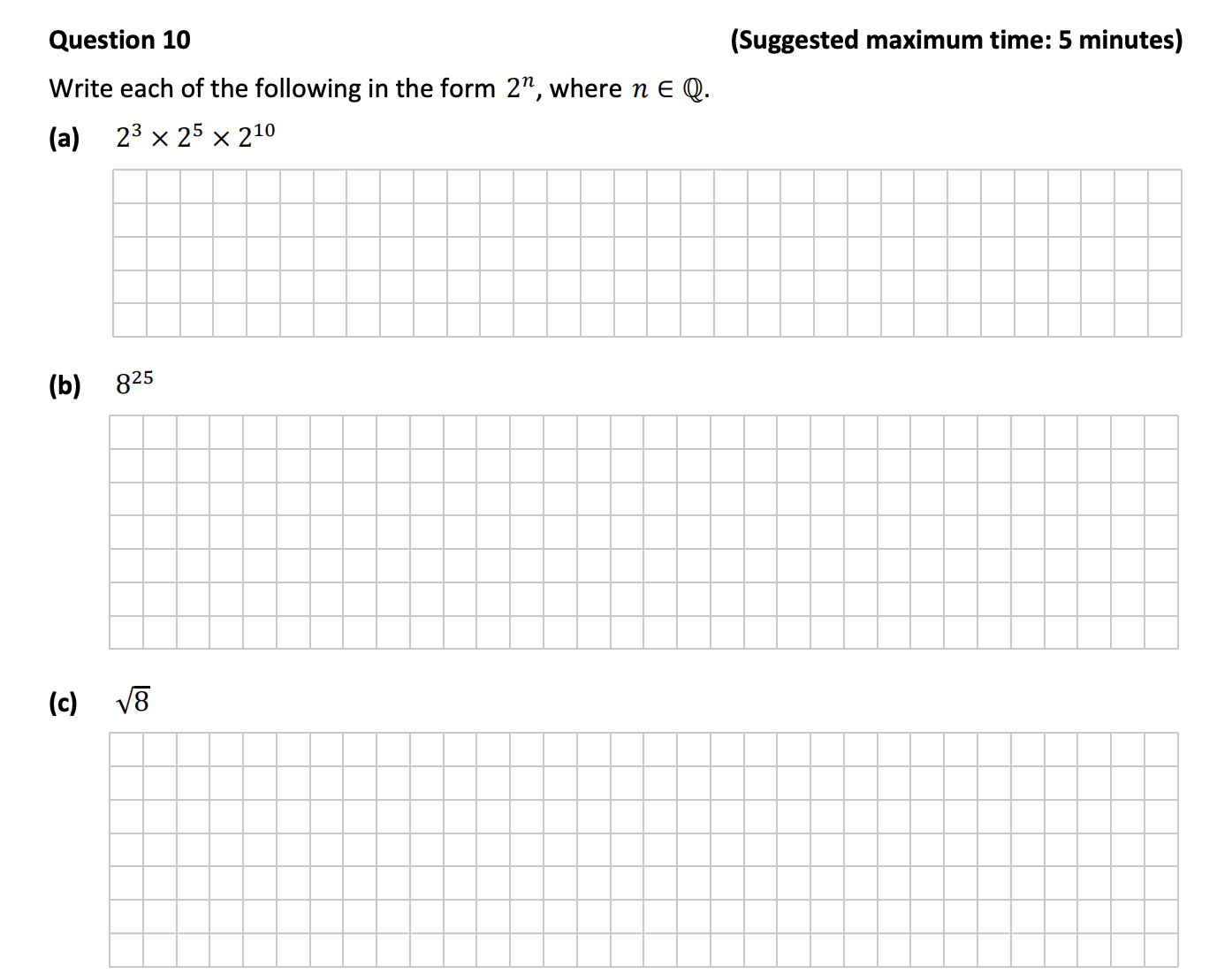 Write-each-of-the-following-in-the-form-$2^n$,-where-$n-\in-\mathbb{Q}$-Junior Cycle Mathematics-Question 10-2016.png
