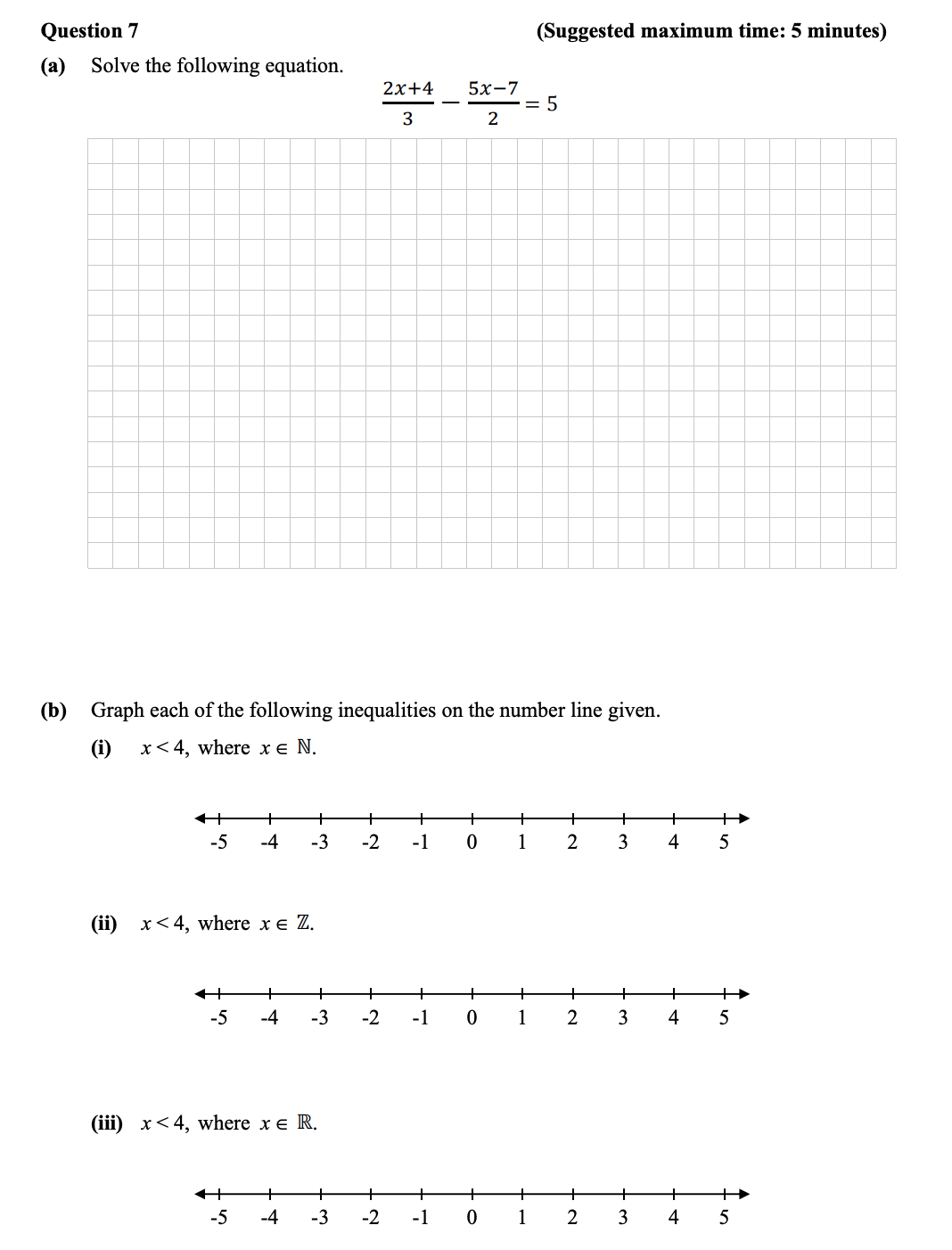 Solve-the-following-equation-Junior Cycle Mathematics-Question 7-2016.png