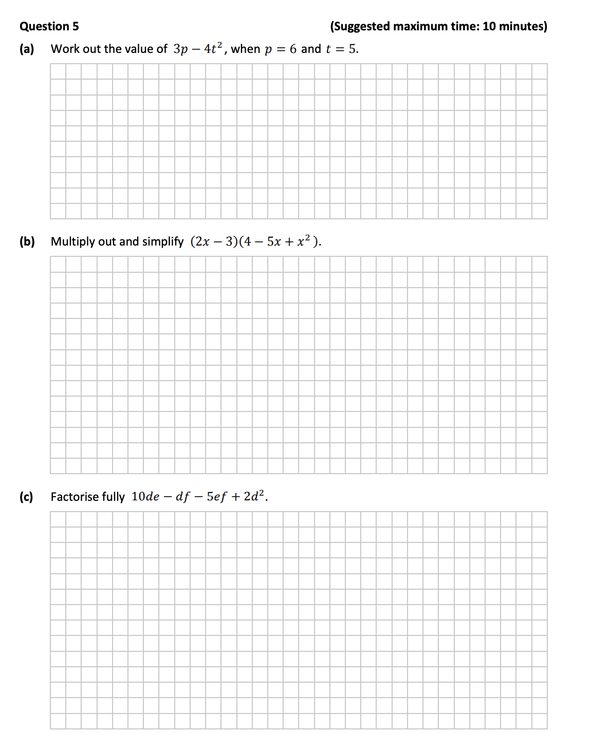 Work-out-the-value-of-3p-−-4t²,-when-p-=-6-and-t-=-5-Junior Cycle Mathematics-Question 5-2023.png