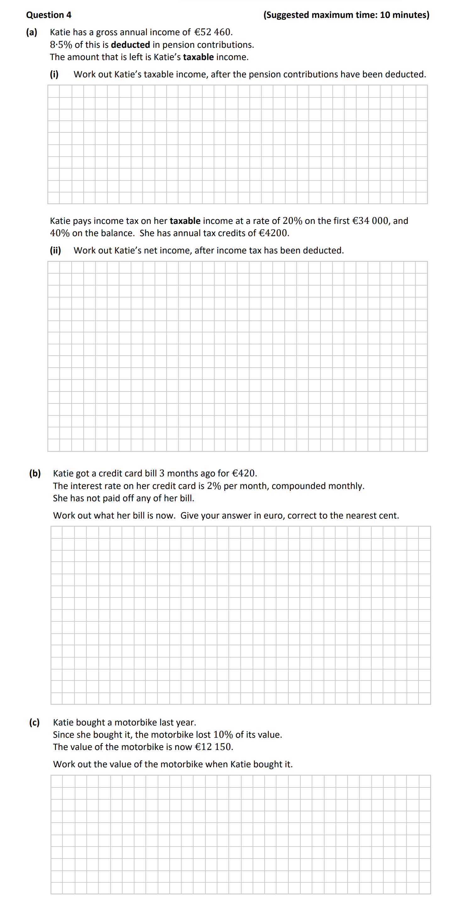 Katie-has-a-gross-annual-income-of-€52-460-Junior Cycle Mathematics-Question 4-2019.png