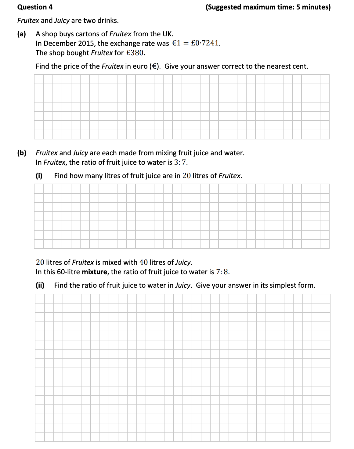 A-shop-buys-cartons-of-Fruitez-from-the-UK-Junior Cycle Mathematics-Question 4-2017.png