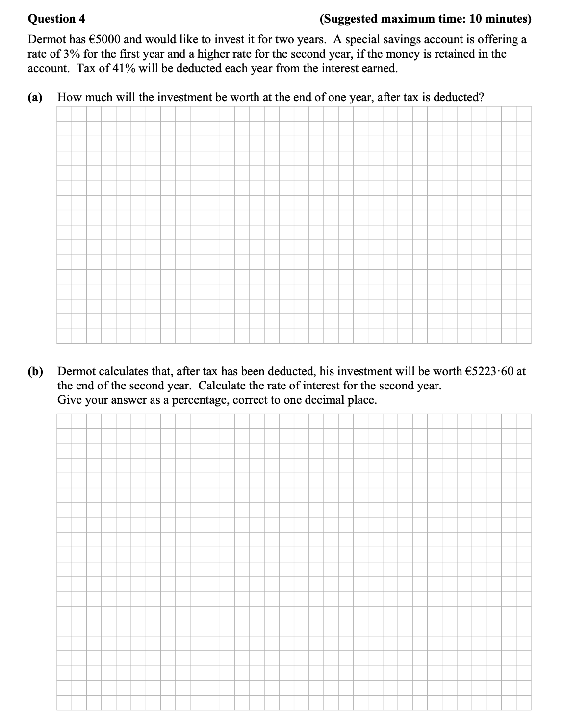 Dermot-has-€5000-and-would-like-to-invest-it-for-two-years-Junior Cycle Mathematics-Question 4-2014.png