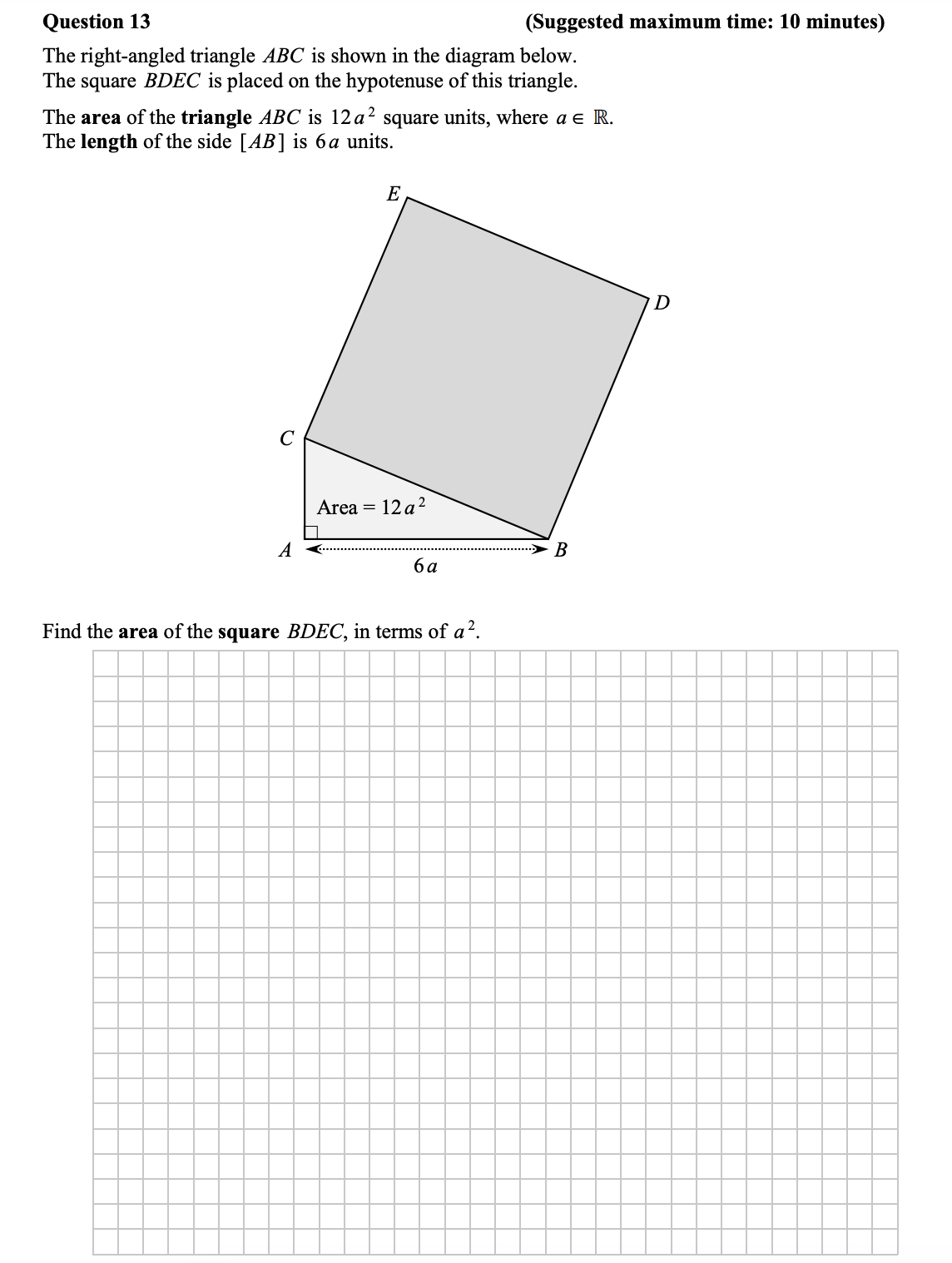 The-right-angled-triangle-ABC-is-shown-in-the-diagram-below-Junior Cycle Mathematics-Question 13-2016.png