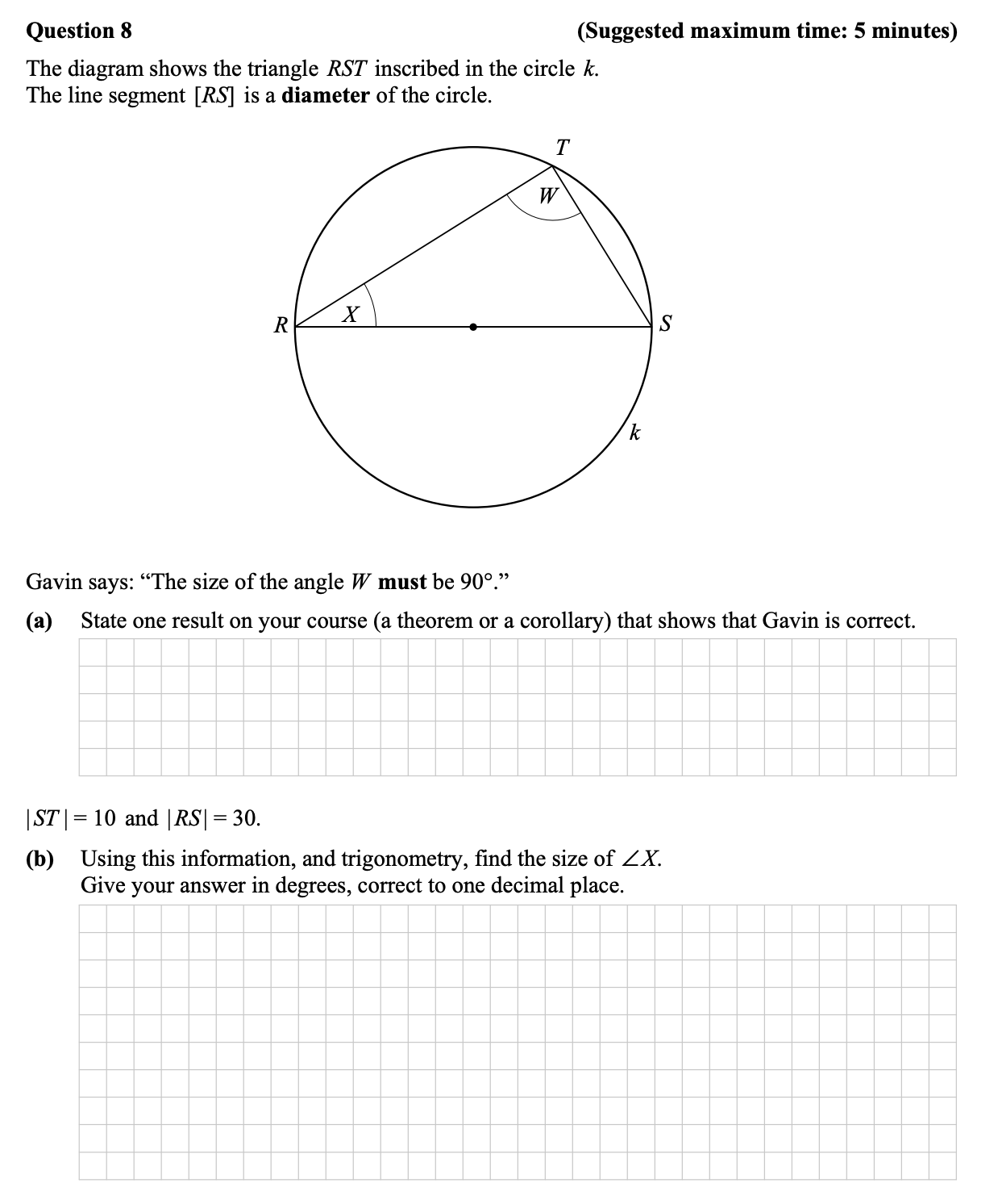The-diagram-shows-the-triangle-RST-inscribed-in-the-circle-k-Junior Cycle Mathematics-Question 8-2015.png
