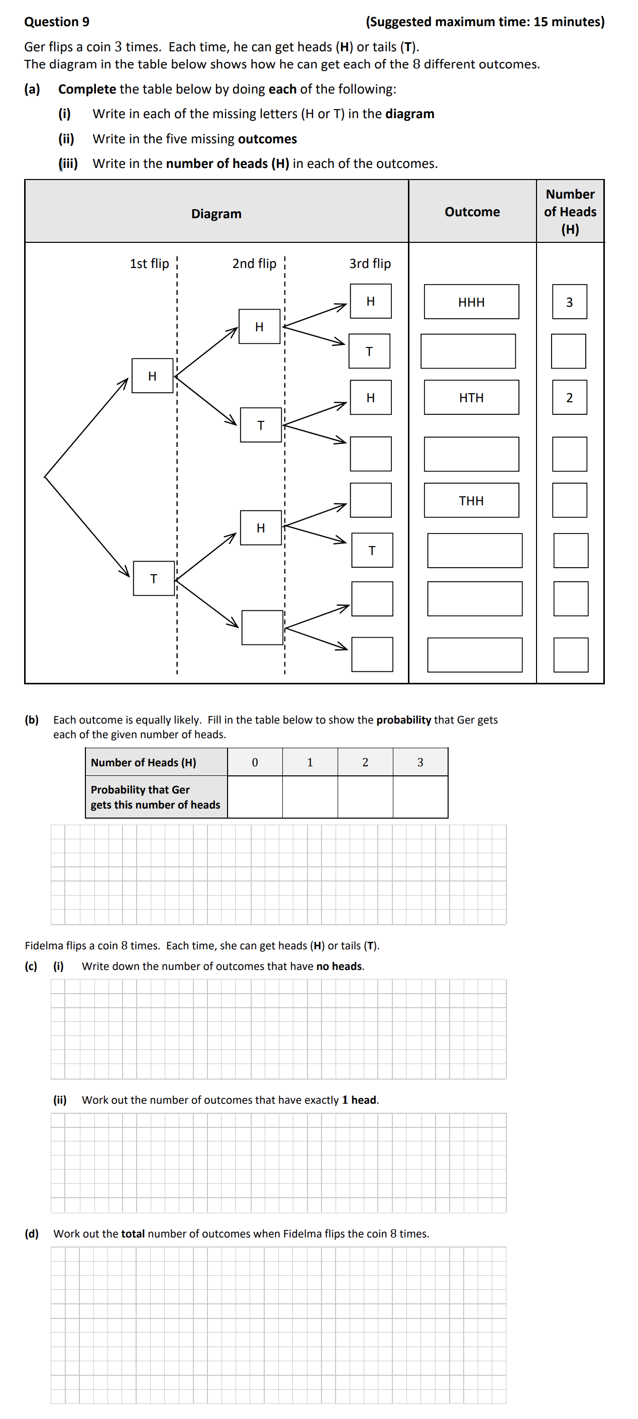 Ger-flips-a-coin-3-times-Junior Cycle Mathematics-Question 9-2019.png