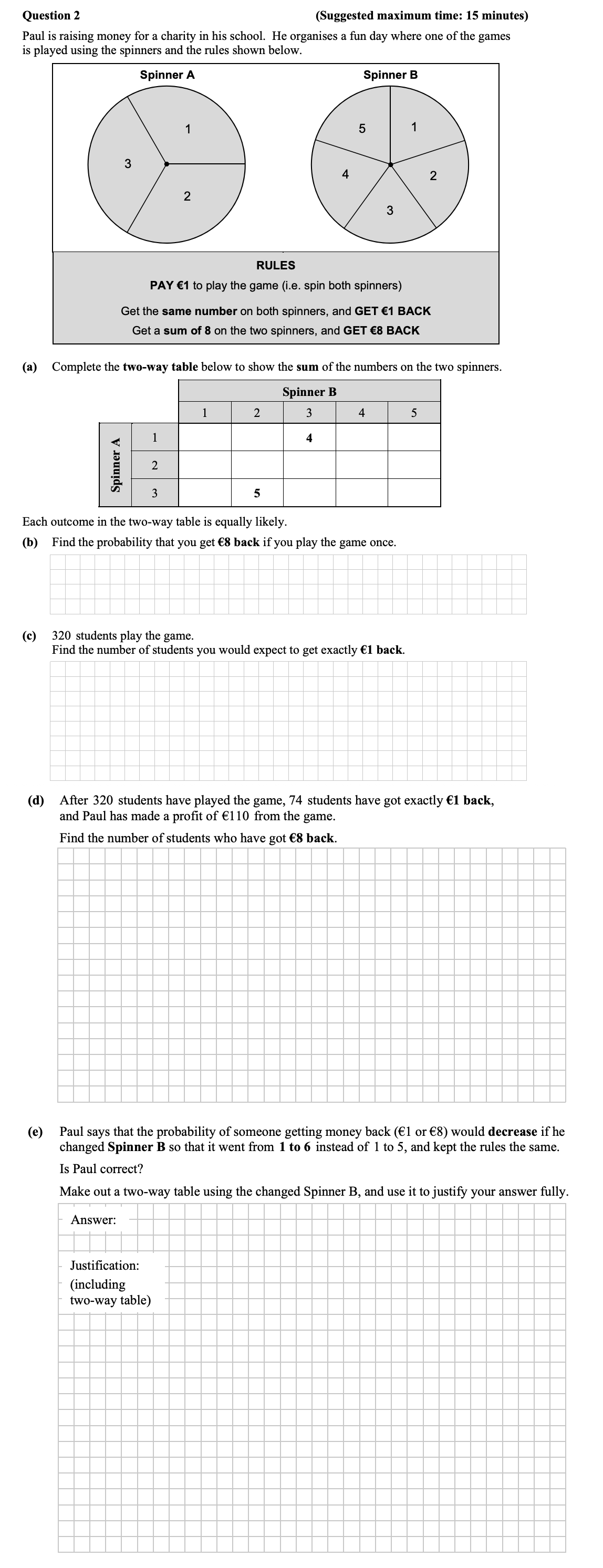 Paul-is-raising-money-for-a-charity-in-his-school-Junior Cycle Mathematics-Question 2-2016.png