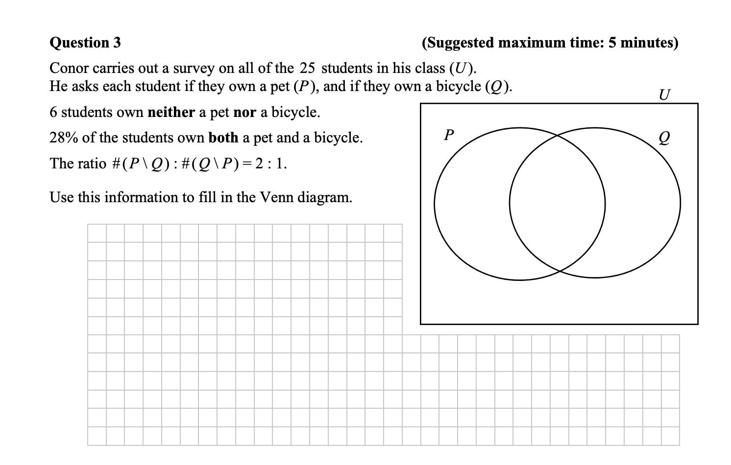 Conor-carries-out-a-survey-on-all-of-the-25-students-in-his-class-(U)-Junior Cycle Mathematics-Question 3-2016.png