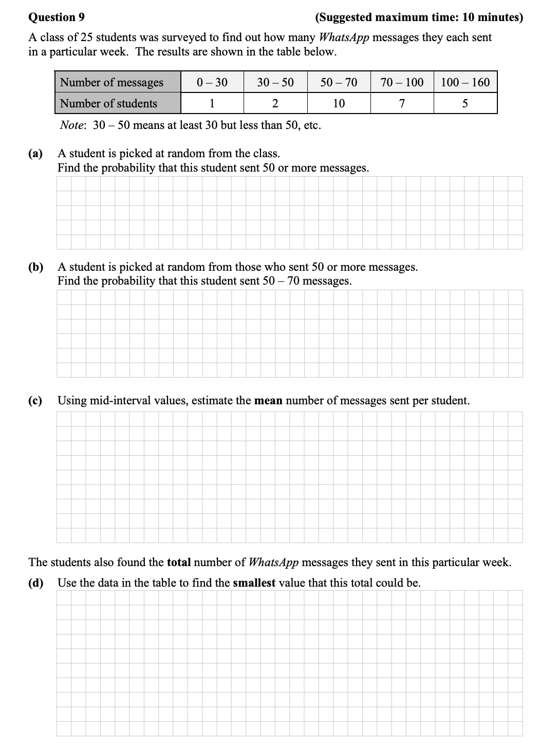 A-class-of-25-students-was-surveyed-to-find-out-how-many-WhatsApp-messages-they-each-sent-in-a-particular-week-Junior Cycle Mathematics-Question 9-2015.png