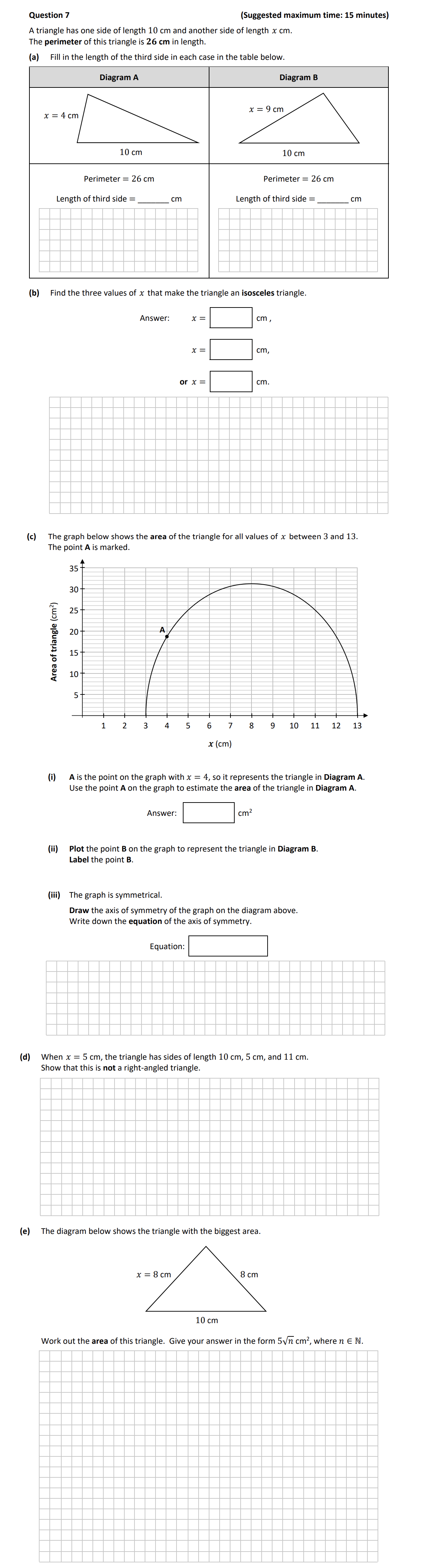 A-triangle-has-one-side-of-length-10-cm-and-another-side-of-length-x-cm-Junior Cycle Mathematics-Question 7-2019.png
