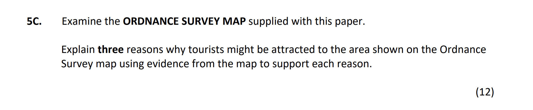 Examine-the-ORDANCE-SURVEY-MAP-supplied-with-this-paper-Junior Cycle Geography-Question 5C-2019.png