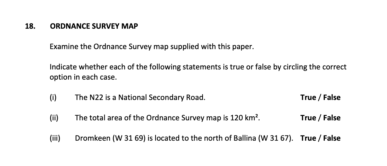 ORDNANCE-SURVEY-MAP--Examine-the-Ordnance-Survey-map-supplied-with-this-paper-Junior Cycle Geography-Question 18-2017.png