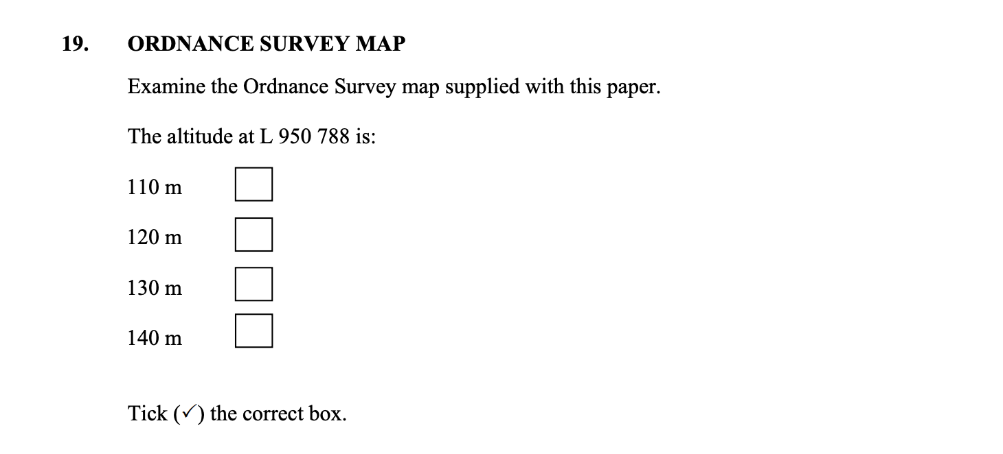 ORDNANCE-SURVEY-MAP--Examine-the-Ordnance-Survey-map-supplied-with-this-paper-Junior Cycle Geography-Question 19-2016.png