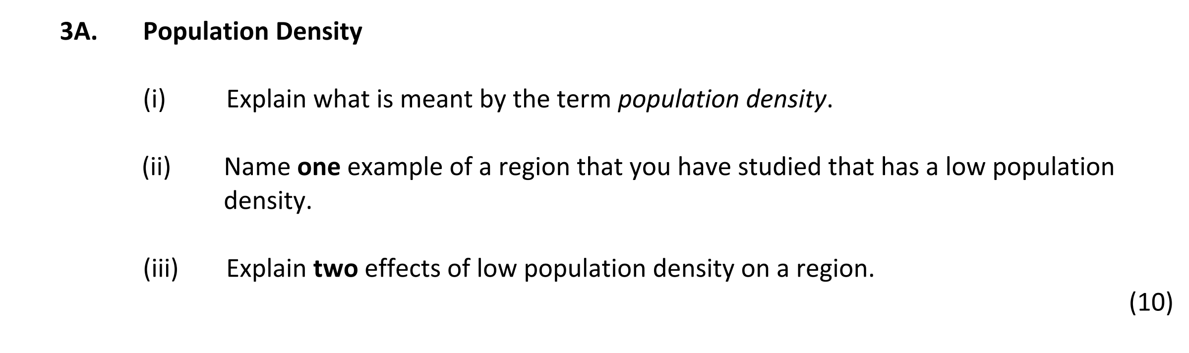 Explain-what-is-meant-by-the-term-population-density-Junior Cycle Geography-Question 3A-2019.png