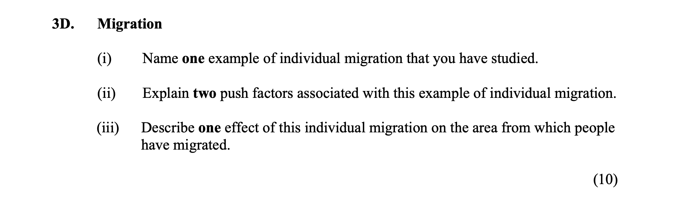 Migration--(i)-Name-one-example-of-individual-migration-that-you-have-studied-Junior Cycle Geography-Question 3D-2016.png