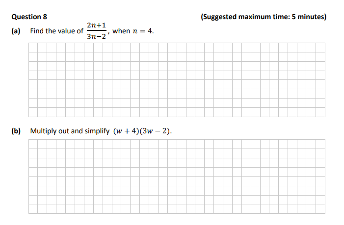 Find-the-value-of-\(-\frac{2n+1}{3n-2}-\)-when-\(-n-=-4-\)-Junior Cycle Mathematics-Question 8-2017.png