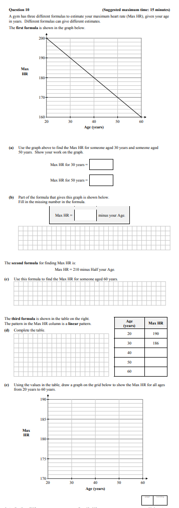 A-gym-has-three-different-formulas-to-estimate-your-maximum-heart-rate-(Max-HR),-given-your-age-in-years-Junior Cycle Mathematics-Question 10-2015.png