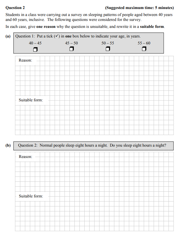Students-in-a-class-were-carrying-out-a-survey-on-sleeping-patterns-of-people-aged-between-40-years-and-60-years,-inclusive-Junior Cycle Mathematics-Question 2-2014.png