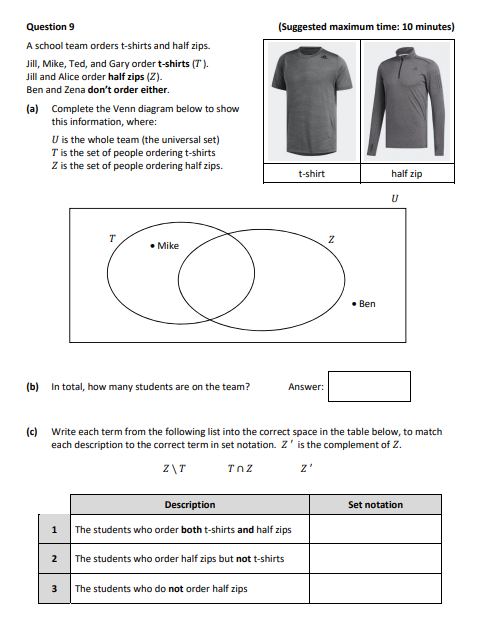 A-school-team-orders-t-shirts-and-half-zips-Junior Cycle Mathematics-Question 9-2019.png