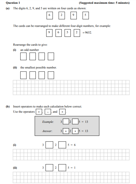 The-digits-6,-2,-9,-and-5-are-written-on-four-cards-as-shown:----The-cards-can-be-rearranged-to-make-different-four-digit-numbers,-for-example:-9-6-5-2-=-9652-Junior Cycle Mathematics-Question 1-2014.png