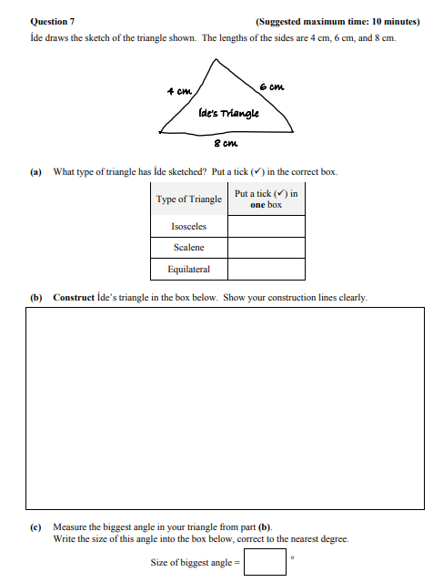 Ide-draws-the-sketch-of-the-triangle-shown-Junior Cycle Mathematics-Question 7-2015.png