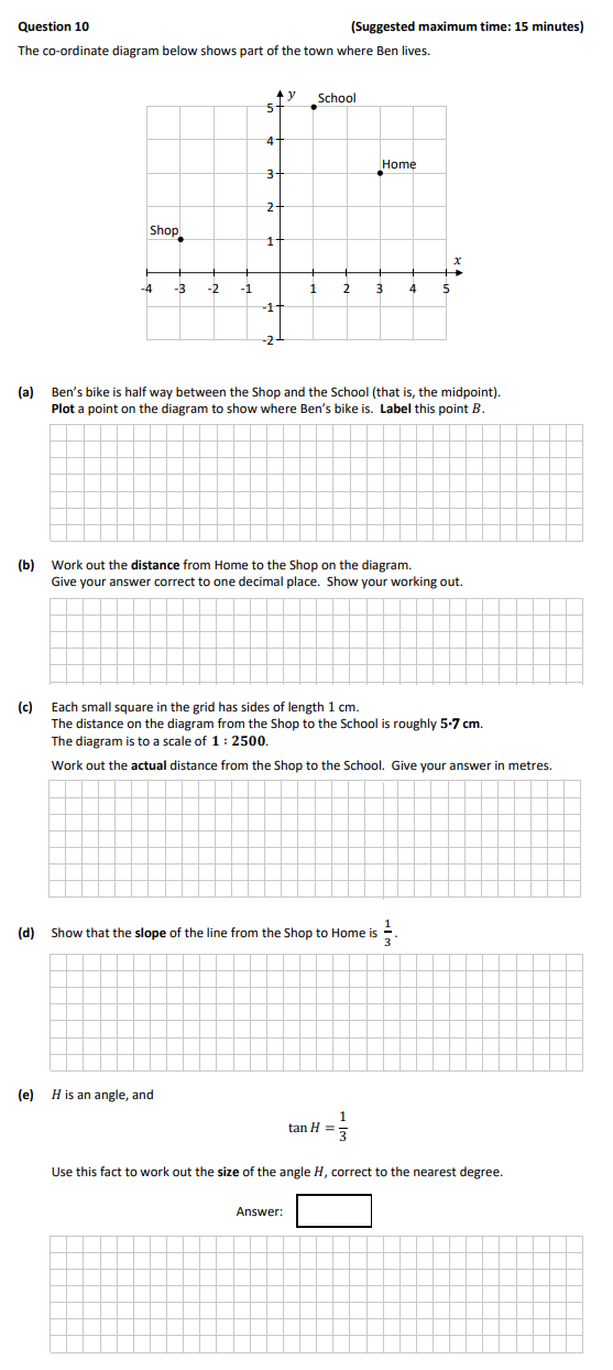 The-co-ordinate-diagram-below-shows-part-of-the-town-where-Ben-lives-Junior Cycle Mathematics-Question 10-2019.png