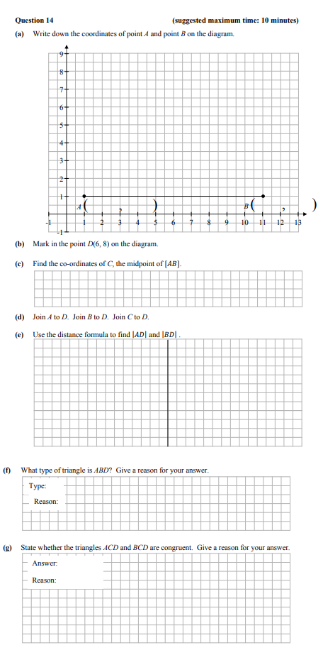 14.-Write-down-the-coordinates-of-point-A-and-point-B-on-the-diagram-Junior Cycle Mathematics-Question 14-2012.png