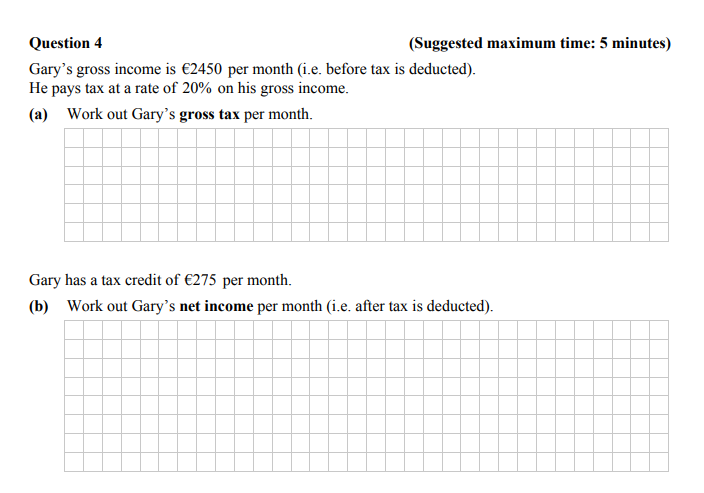 Gary’s-gross-income-is-€2450-per-month-(i.e-Junior Cycle Mathematics-Question 4-2016.png