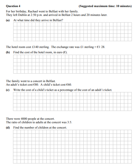For-her-birthday,-Rachael-went-to-Belfast-with-her-family-Junior Cycle Mathematics-Question 4-2015.png
