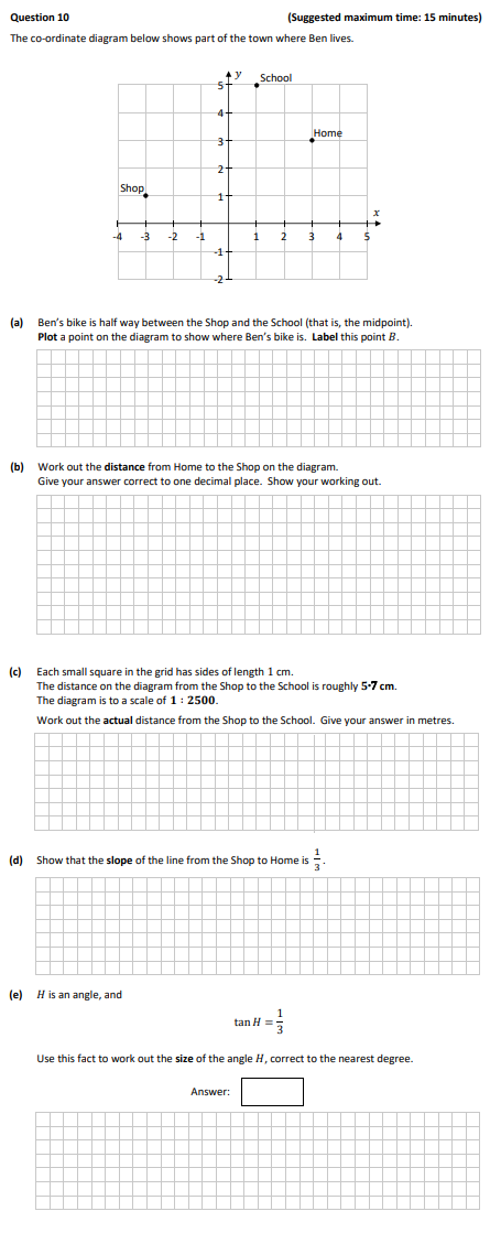 The-co-ordinate-diagram-below-shows-part-of-the-town-where-Ben-lives-Junior Cycle Mathematics-Question 10-2019.png