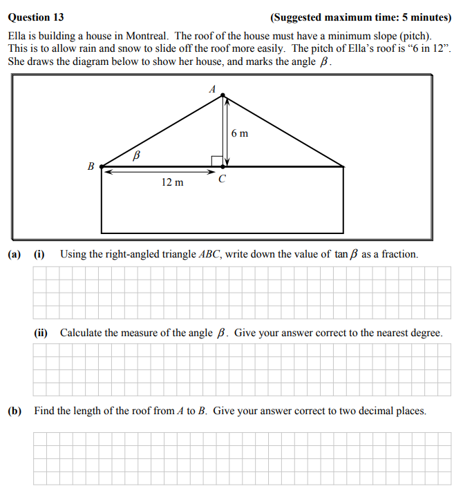 Ella-is-building-a-house-in-Montreal-Junior Cycle Mathematics-Question 13-2014.png
