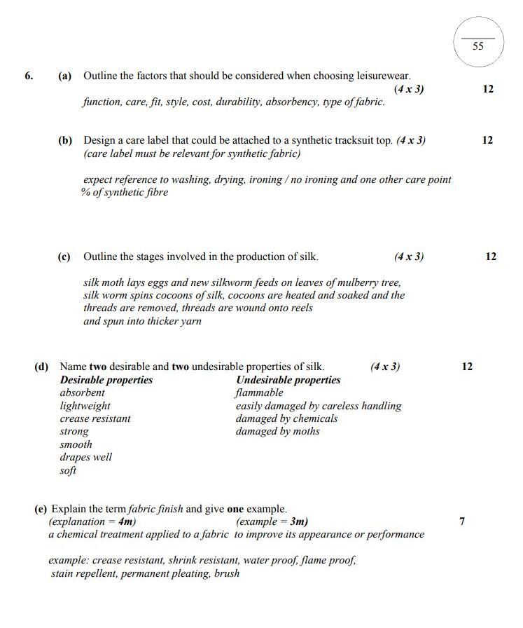 6.-(a)-Outline-the-factors-that-should-be-considered-when-choosing-leisurewear-Junior Cycle Home Economics-Question 6-2016.png