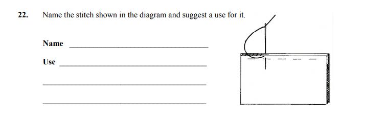 Name-the-stitch-shown-in-the-diagram-and-suggest-a-use-for-it-Junior Cycle Home Economics-Question 22-2015.png