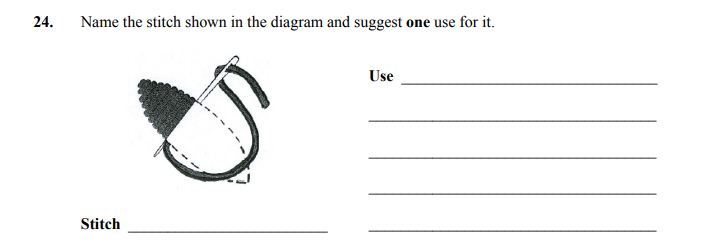 Name-the-stitch-shown-in-the-diagram-and-suggest-one-use-for-it-Junior Cycle Home Economics-Question 24-2014.png