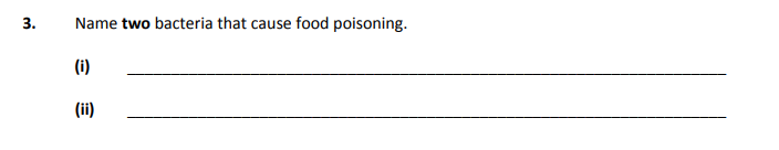 Name-two-bacteria-that-cause-food-poisoning-Junior Cycle Home Economics-Question 3-2017.png