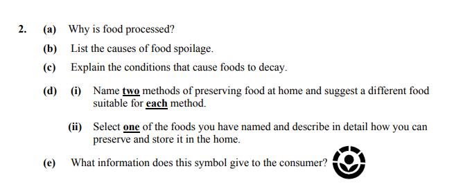 Why-is-food-processed?--List-the-causes-of-food-spoilage-Junior Cycle Home Economics-Question 2-2009.png