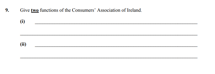 Give-two-functions-of-the-Consumers’-Association-of-Ireland-Junior Cycle Home Economics-Question 9-2007.png