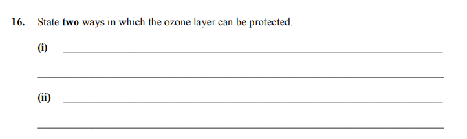 State-two-ways-in-which-the-ozone-layer-can-be-protected-Junior Cycle Home Economics-Question 16-2006.png